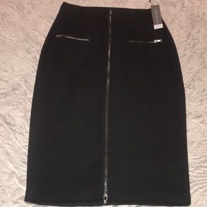 New Worthington Black  Pencil Skirt Size 8T